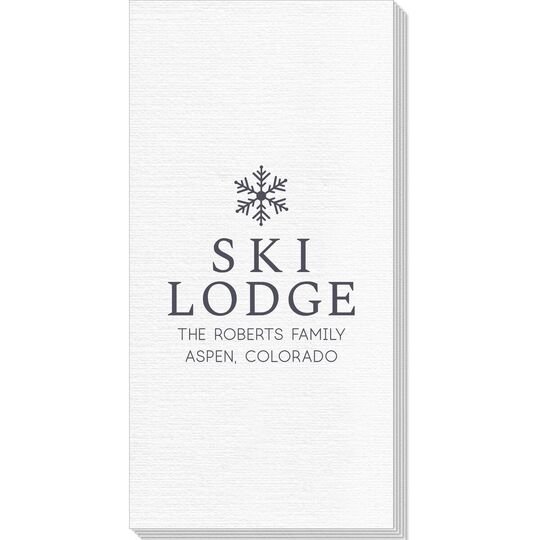 Snowflake Ski Lodge Deville Guest Towels